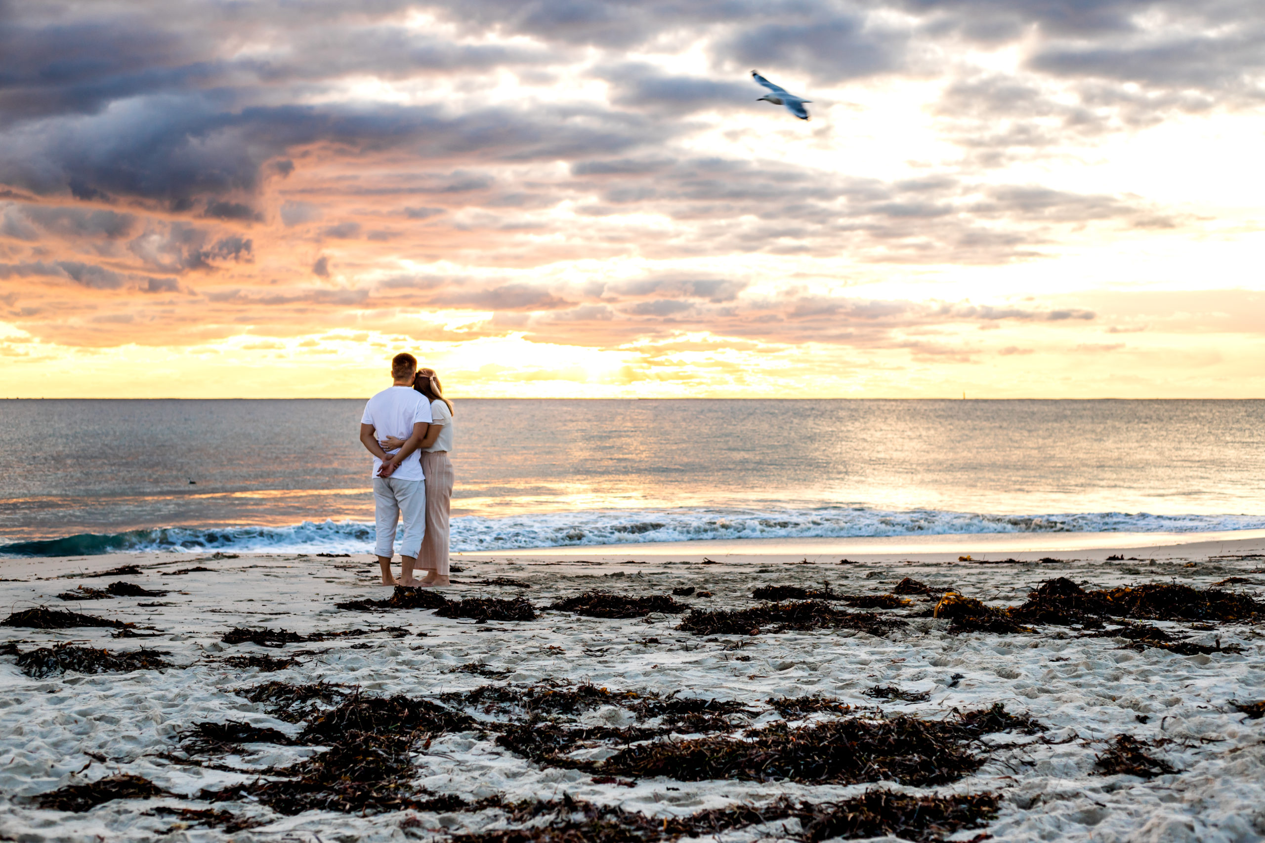 Perth beach location for photoshoot at blue hour