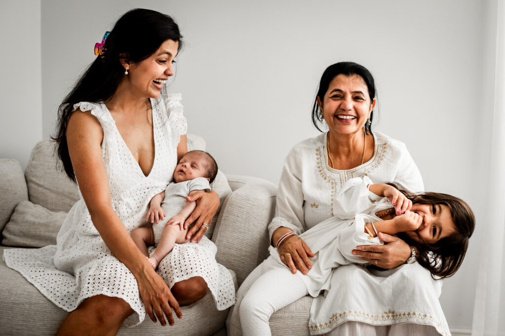 Fun in-home newborn photoshoot