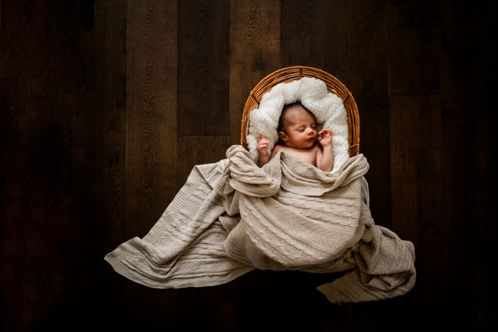 In-home newborn photoshoot in Perth