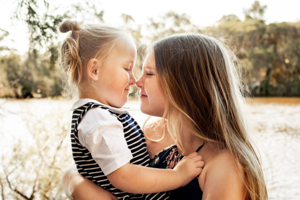 Cute sibling photo in Perth