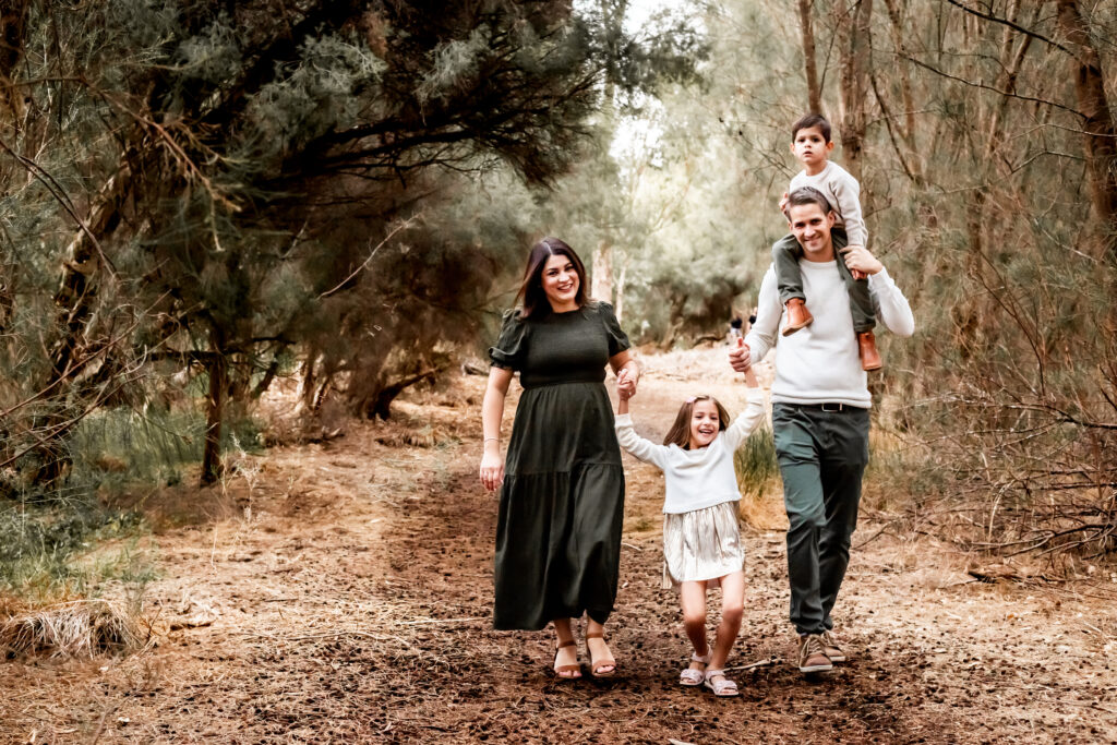 Family photos in Perth