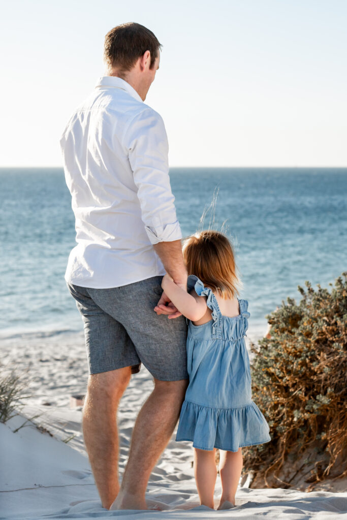 Family session on Perth beach