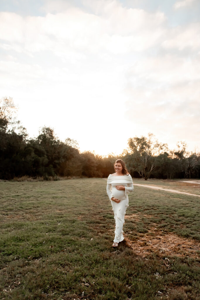 body con fit maternity dress for hire in Perth